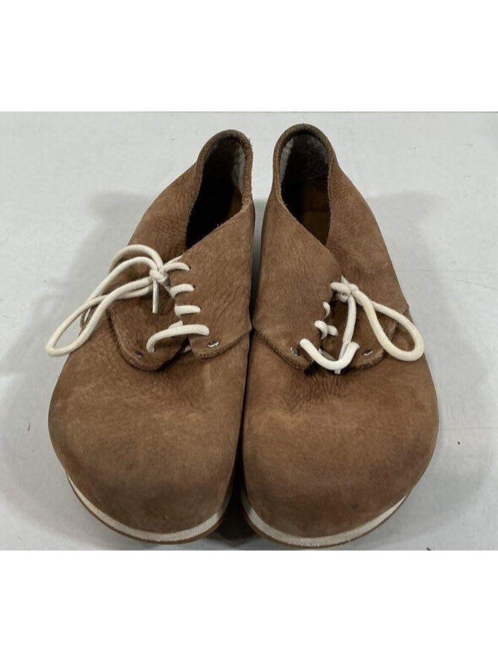 Birkenstock Maine Suede Leather Shoes Men's EU 42 US 9 Lace-Up Comfort Brown